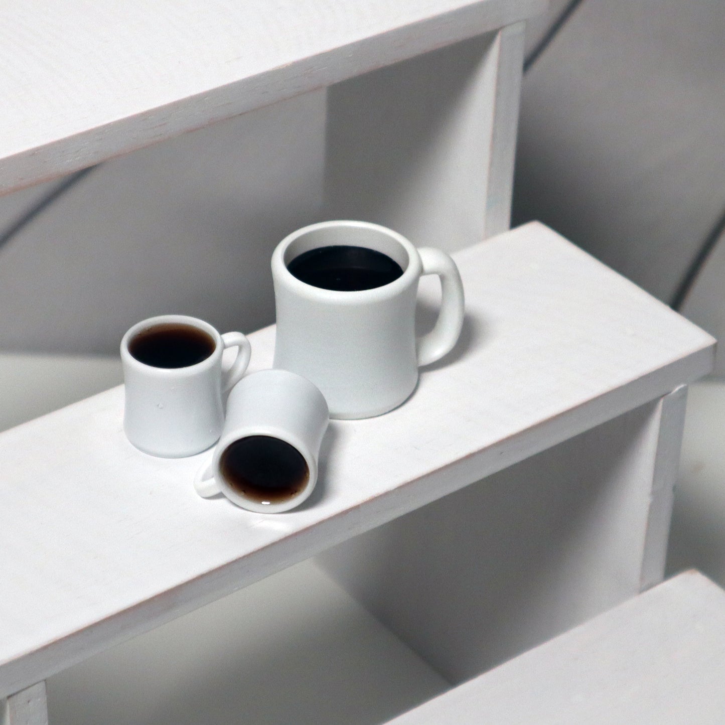 1/4 scale props for BJDs - Retro Diner Mug w/ Black Coffee