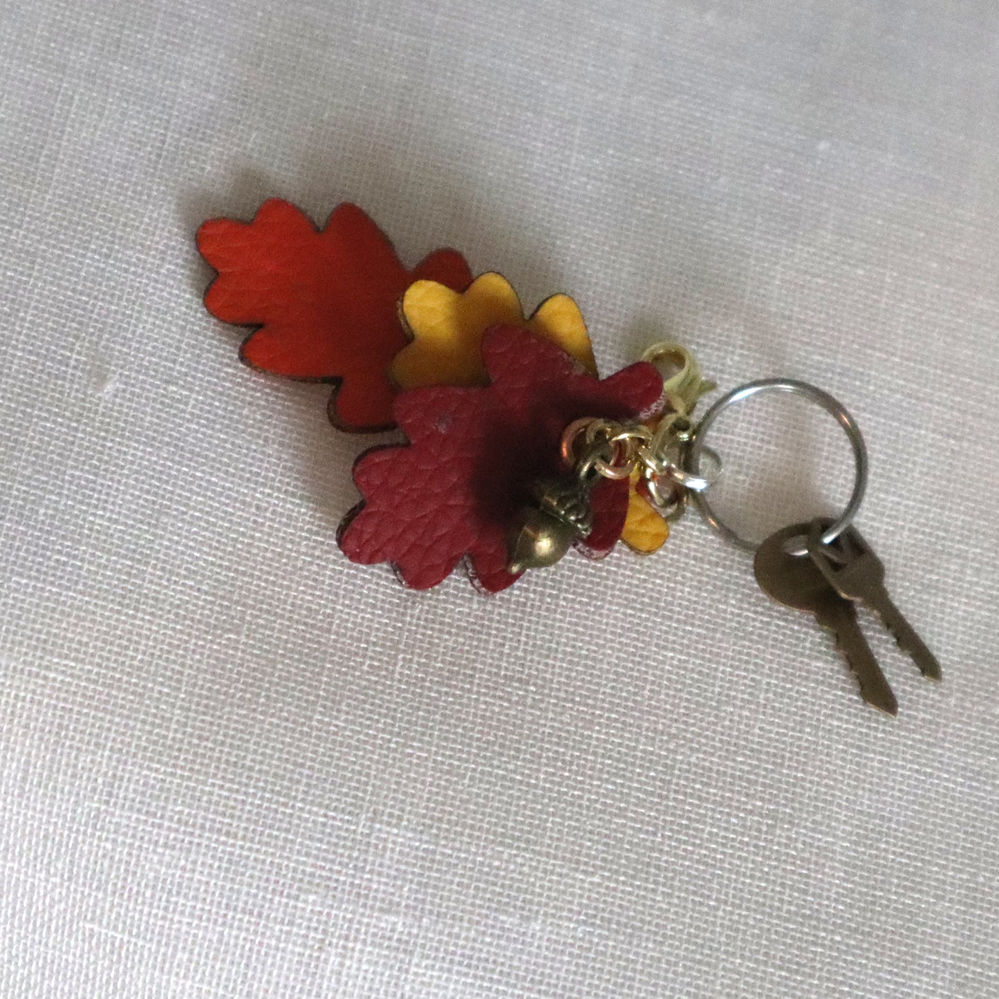 Oakleaf & Acorn Keychain or Purse Charm for 1/4 or 1/3 dolls