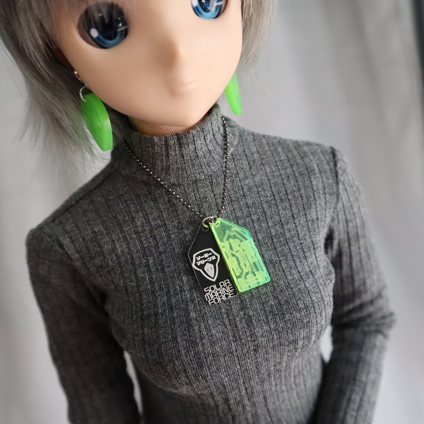 Solar Marine Cyber-Dogtag - necklace for Smartdoll