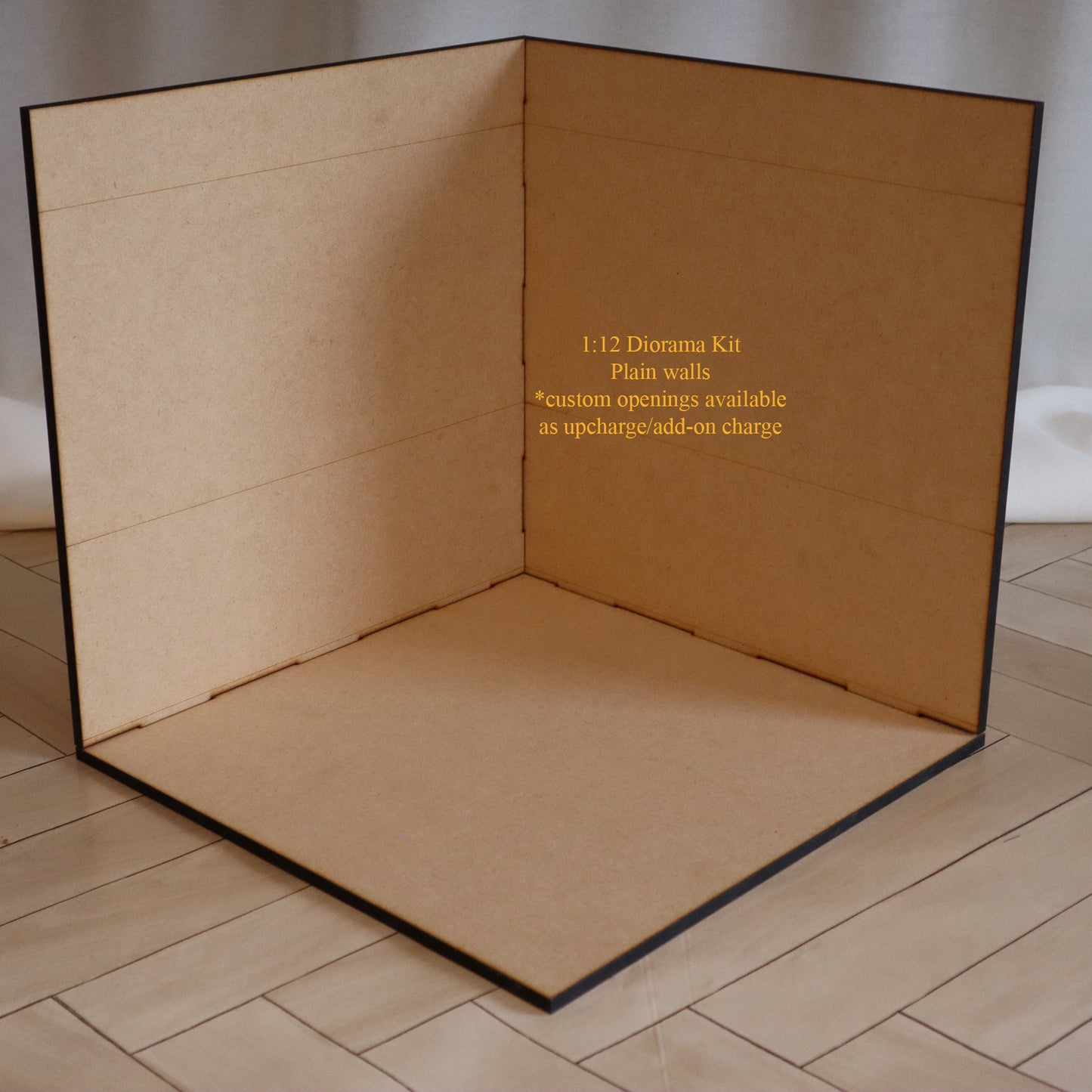 1:12 scale Diorama Room Kit - 3 types and customization