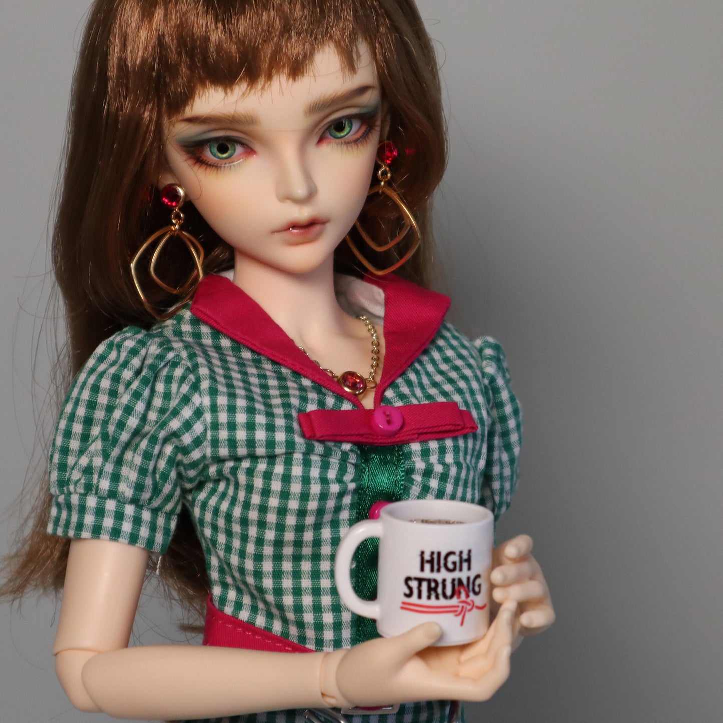 1/4 Scale Prop Set for BJD - Novelty Mug w/ Inserts - 5 designs to choose from