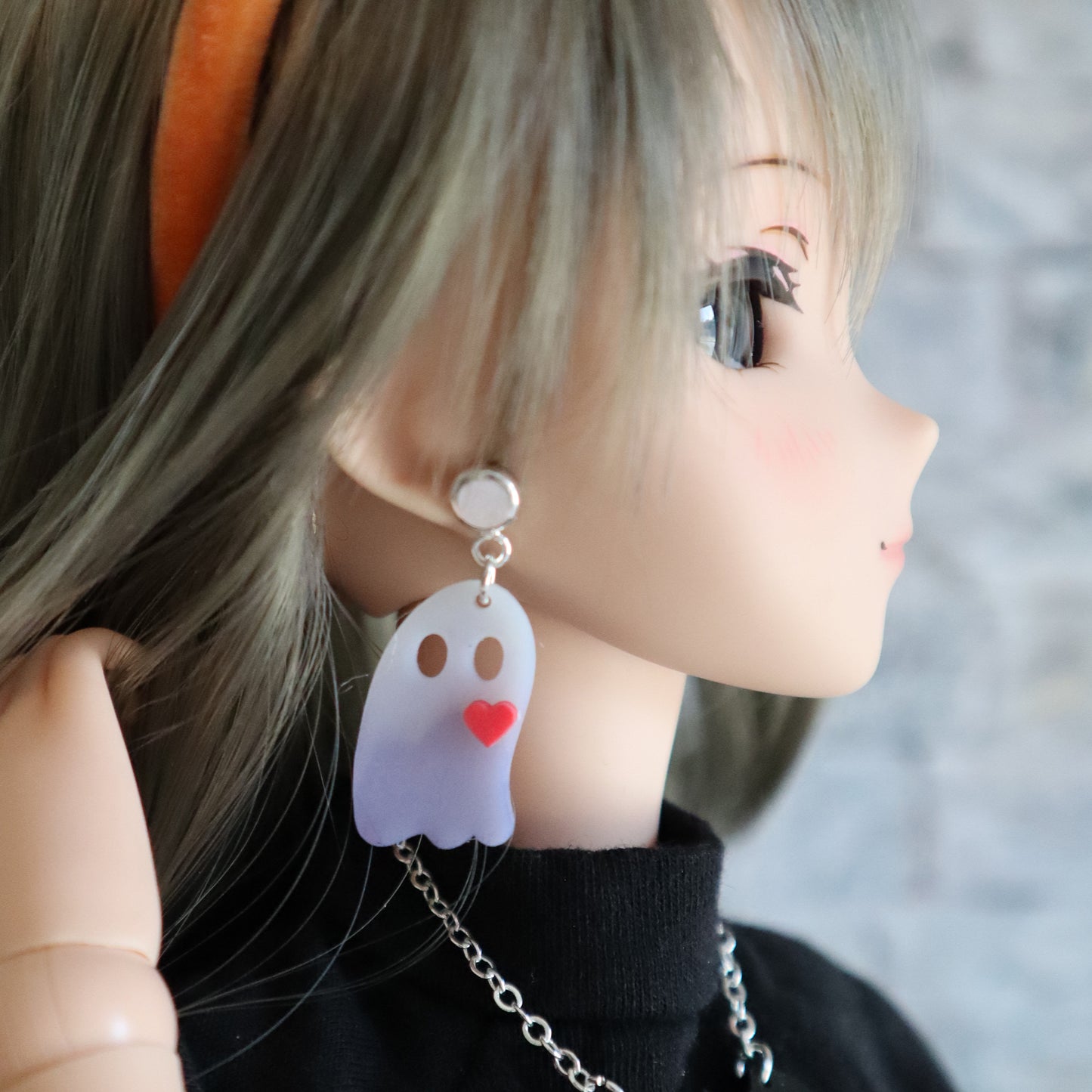 Romantic Ghosts No-Hole Earrings for BJD