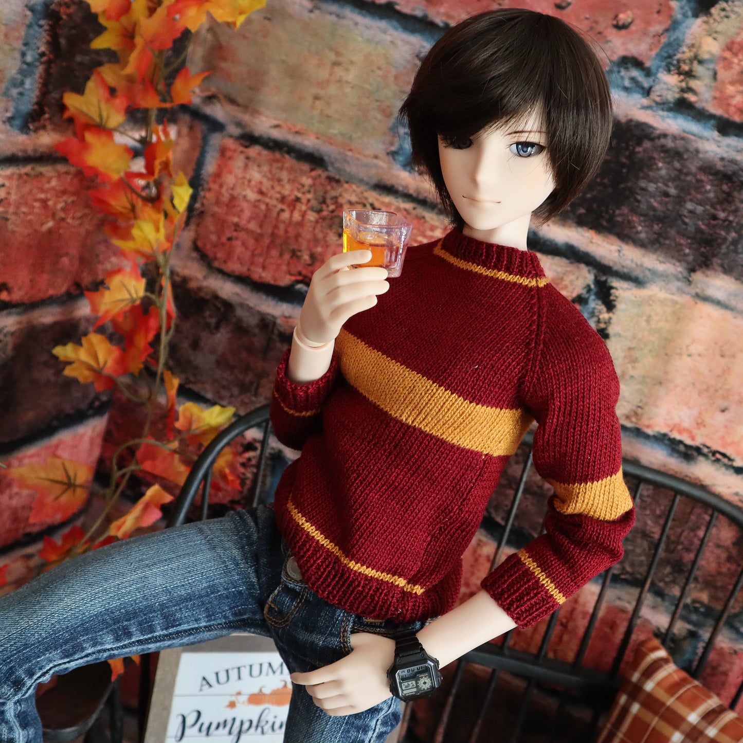 1/3 Scale Prop Set for BJD - Whiskey Tumbler - Choice 2 Styles