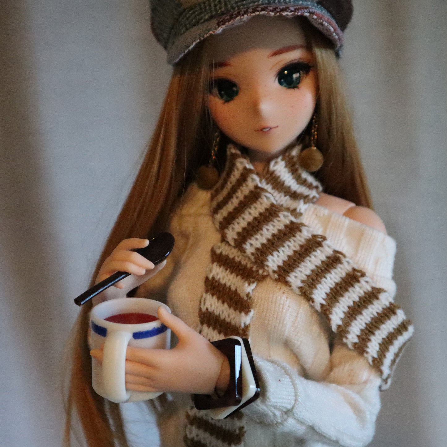 Lunch Counter - Mug Soup & Grilled Cheese set for 1/3 scale bjd