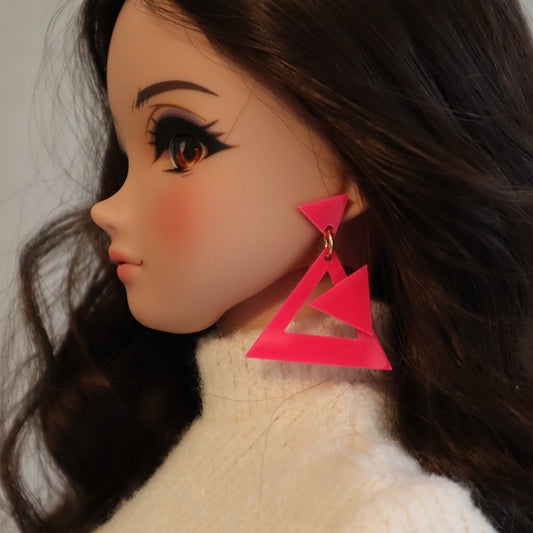 Totally There No-Hole Earrings for Vinyl BJDs - Choice of 2 colors