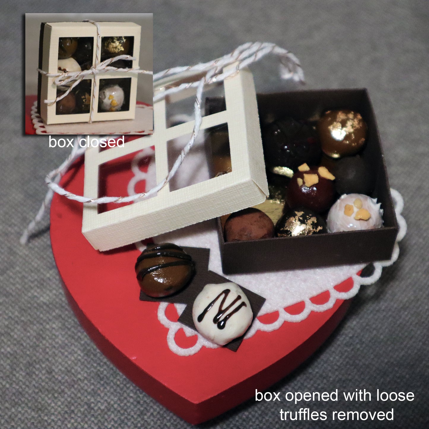 1/3 scale props for BJDs - LIMITED EDITION - Valentine's Truffles