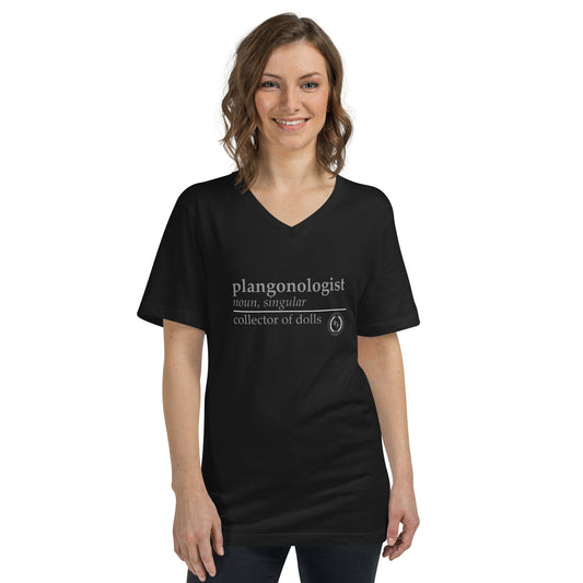 Plangonologist Unisex Short Sleeve V-Neck T-Shirt