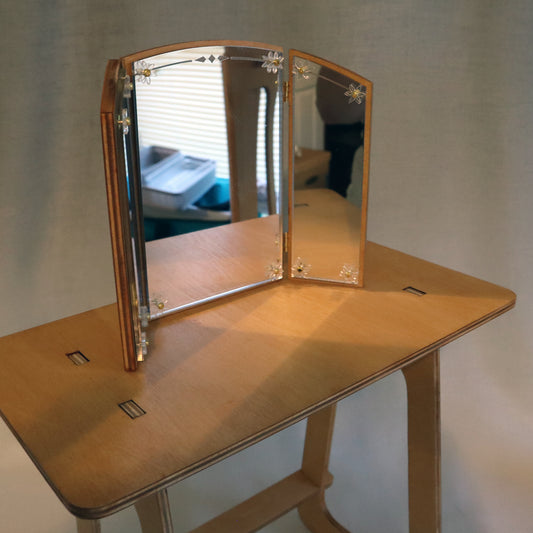 Vanity Mirror Kit - 1/4 scale Slot Furniture Collection for BJDs