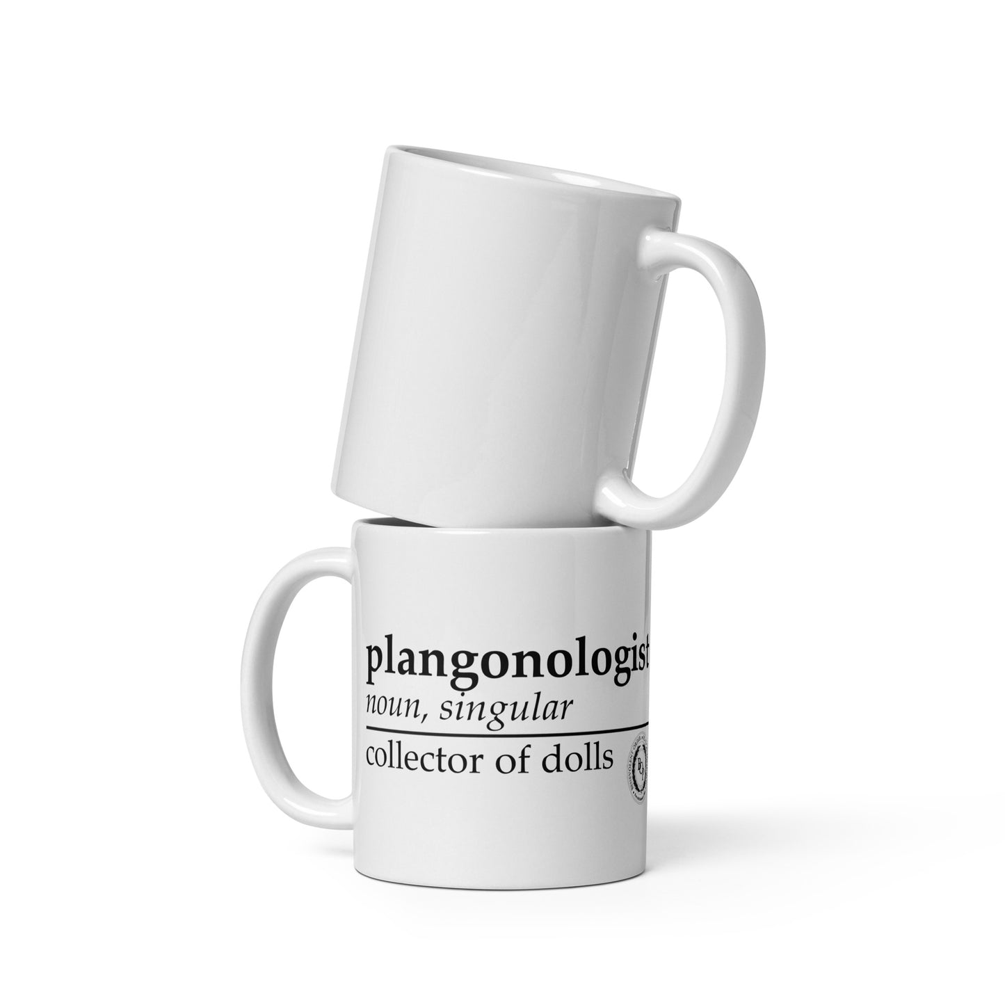 Plangonologist White glossy mug