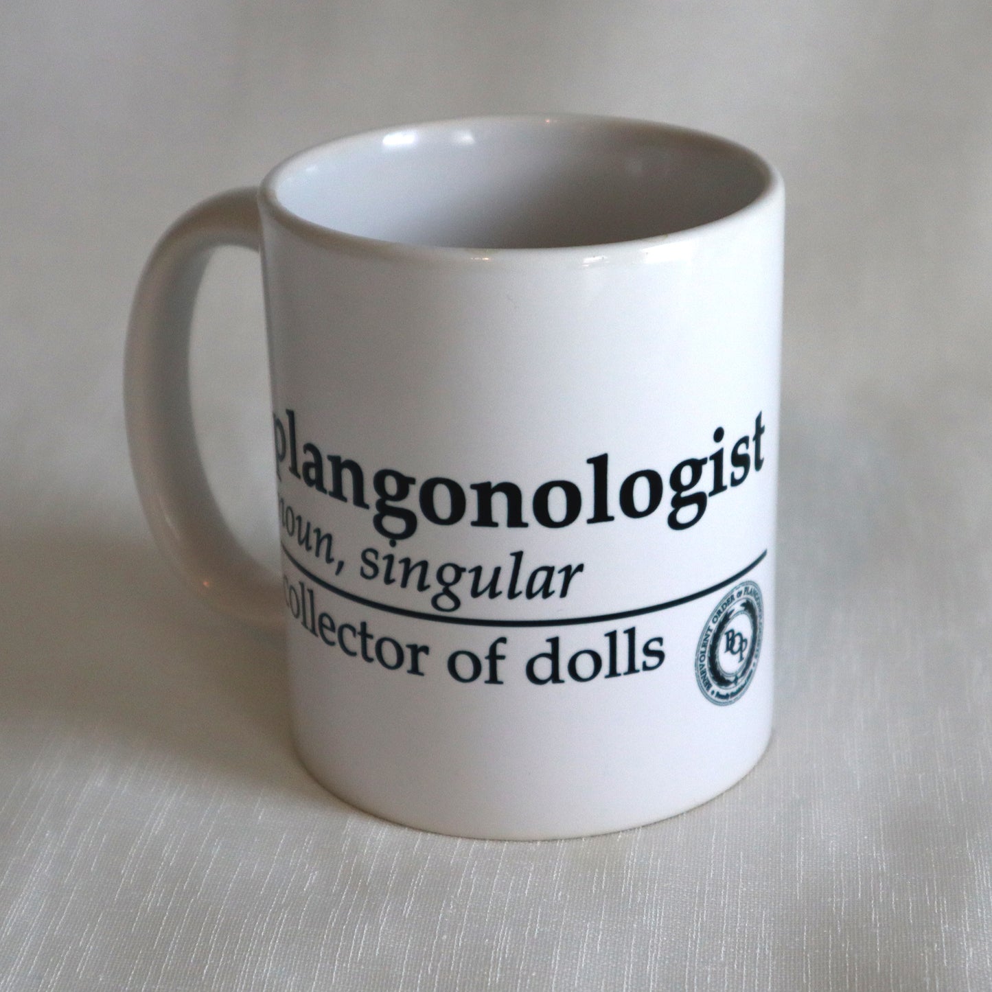 Plangonologist White glossy mug