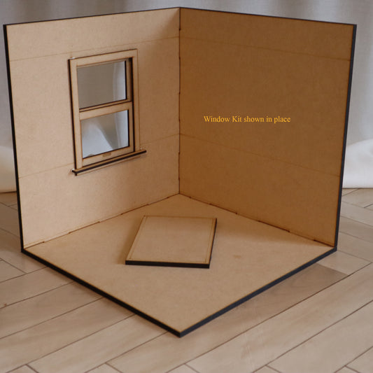 1:12 scale Diorama Room Kit - 3 types and customization