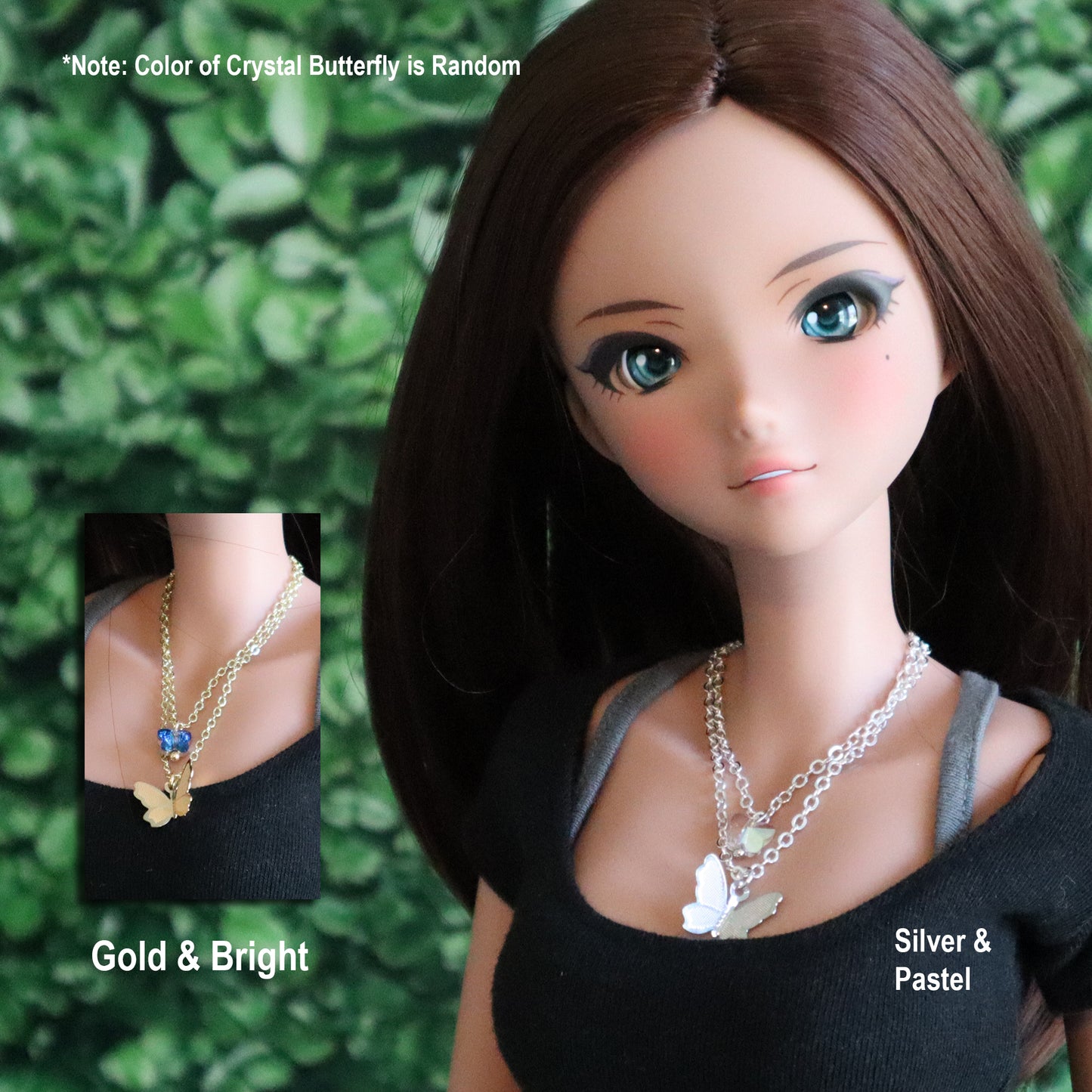 Magnetic Clasp Necklace for BJD - Mystery Butterfly (2 styles)