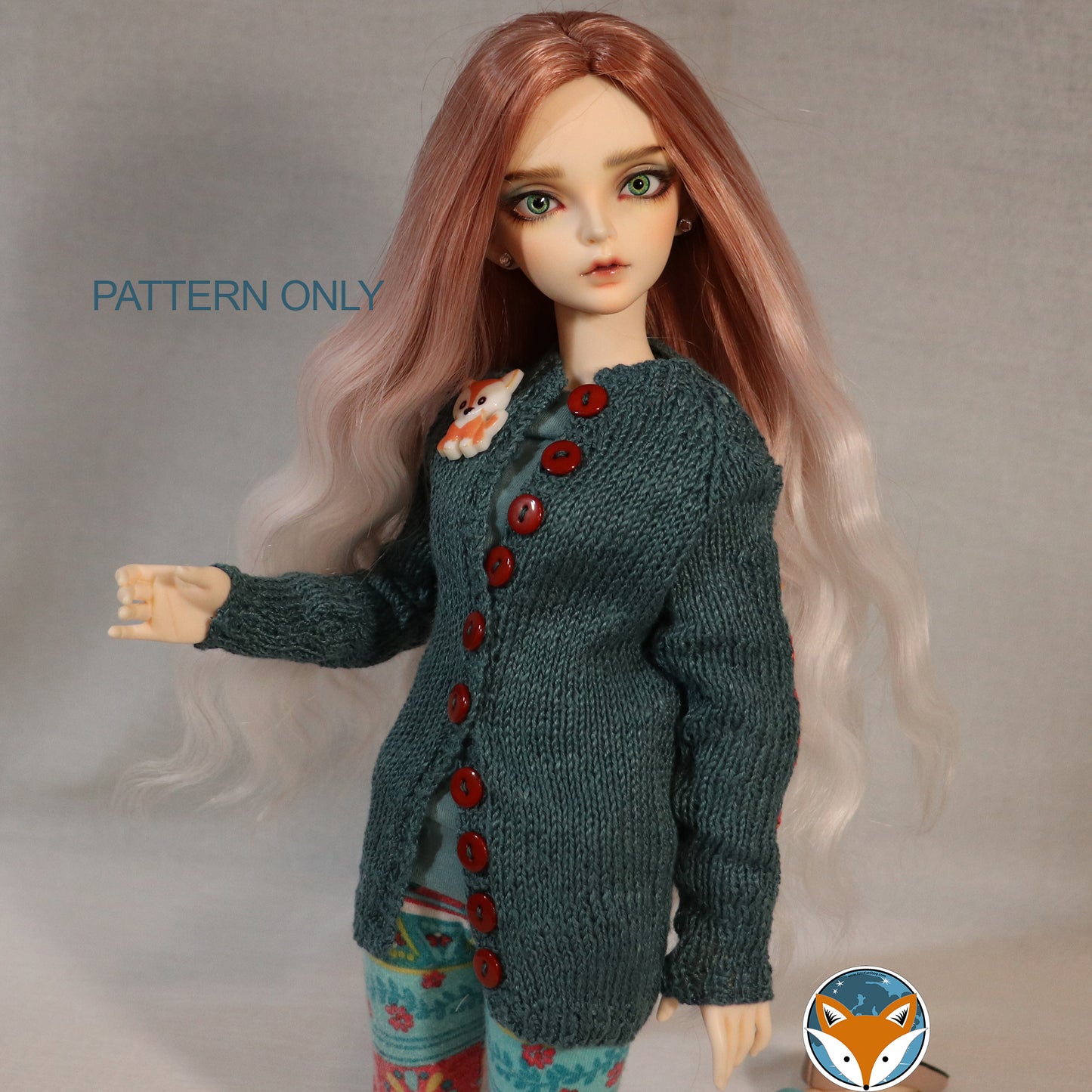 Pattern for Minifee (Slim MSD)  Basic Knit Cardigan