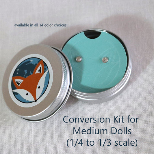 No-Hole CONVERSION Jewelry Kit - Size Medium for Dolls with Pierced Ears