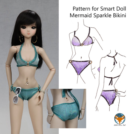 Pattern for Ring Bikini for Smart Doll